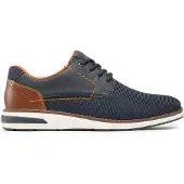 Rieker Veterschoen navy / bruin / oranje