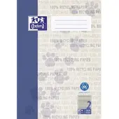Oxford schoolschrift 'Recycling', DIN A4, 16 vel, liniatuur 2, donkerblauw