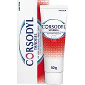 Corsodyl Tandgel 1% 50 gram