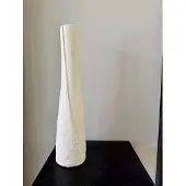 Light & Living Vaas deco Ø11x45 cm SETIMMO keramiek mat creme