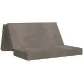 vidaXL Vouwbare Sofa Bed 180 x 67 x 45 cm Lichtgrijs