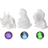 Tobar Dinosaurus-decoratielampen met kleurverandering, set van 3