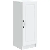 vidaXL Dressoir Wit 33 x 34,5 x 87 cm Bewerkt hout