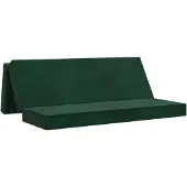 vidaXL Vouwbare Sofa Bed 200 x 67 x 45 cm Donkergroen