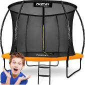 Neo-Sport Geprofileerde tuintrampoline van 252 cm met intern net