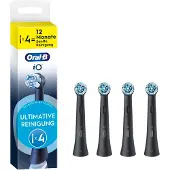 Oral-B iO Ultimative Reinigung - Opzetborstel - Borstel voor tandenborstel - 4 stuks - Zwart