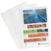 Exacompta 10x Pak van 10 L mappen- gladde PP 12/100ste - A4 - Transparant - 5610E