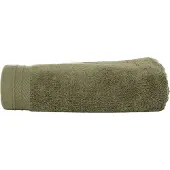 The One Towelling Effen biologische handdoek (Olijfgroen)