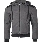 GMS Grizzly Antraciet Zwarte Motorhoodie Maat 2XL