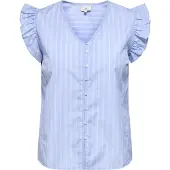 ONLY Cartessa Overhemd Dames Blauw 42