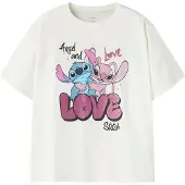 Name It Kids Shirt 'NKFDYMIR STITCH' lichtblauw / sering / pink / wit