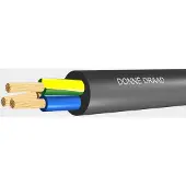 Donne Zwarte Rubber Stroomkabel 3G2.5mm² 100M Rol - 020697 [100 Meters]