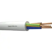 Draka VMVL Eca 3G1 Witte Flexibele Vinyl Kabel - 803871 [100 Meters]