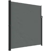 vidaXL Windscherm uittrekbaar 220x500 cm antracietkleurig