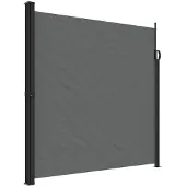 vidaXL Windscherm uittrekbaar 200x600 cm antracietkleurig