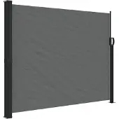vidaXL Windscherm uittrekbaar 160x600 cm antraciet