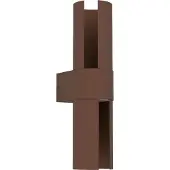 Eglo Wandlamp buiten Montelauro, bruin / roest, Aluminium, Modern, Wandlamp buiten