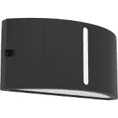 Eglo Poggiarello Wandlamp Buiten - E14 - 22 cm - Zwart