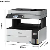 Epson EcoTank L6460, Inkjet, Kleurenprinten, 4800 x 1200 DPI, A4, Direct printen, Zwart, Wit