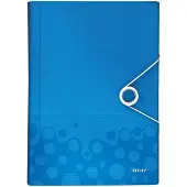 Leitz Sorteermap WOW 6 tabbladen PP blauw - 5 stuks