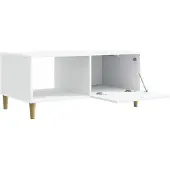 vidaXL Salontafel Wit 90 x 50 x 40 cm Bewerkt hout