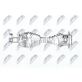 NTY NPW-WW-252 Aandrijfas