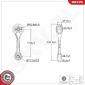 ESEN SKV 75SKV517 Motorsteunlager
