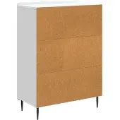 vidaXL Dressoir Wit 66 x 34,5 x 92 cm Bewerkt hout