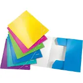 Leitz Wow A4 3 Flaps Folder Assorted 6 Units Transparant Kinderen