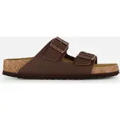 Birkenstock Arizona Slippers bruin Imitatieleer Maat 46