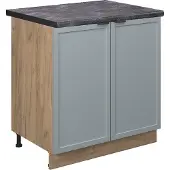 Vicco Fame-Line Wastafelkast – 80 cm, WB Antraciet Licht blauw-grijs