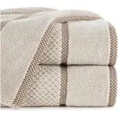 Eurofirany Caleb Badhanddoek 70x140 cm Beige - Zacht Katoen
