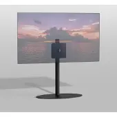 Cavus Vloerstandaard ELLIPS zwart 80 cm VESA 200x200