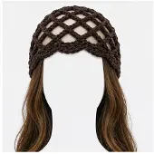 HS Gehaakte Net Cap - Dames Haaraccessoire - Design 11