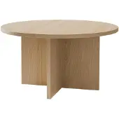 Selsey Salontafel Philipa rond | spaanplaat naturel 76xx40x76 cm salontafels | NADUVI