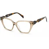 Blumarine Bril - - VBM247 - Acetaat - Transparant bruin glanzend - 53/14/140