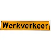 Avery Dennison Sticker WERKVERKEER reflecterend Klasse 3 | 650 x 160 mm