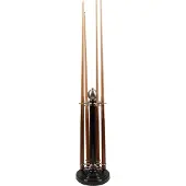 Buffalo Black Steel Cue Stand 6 Cues