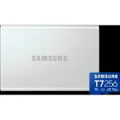 Samsung T7 Resurrected Portable SSD 4TB + MicroSDXC T7 256GB 170MB/s