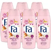 Fa Aanbieding: 6x Cream & Oil douchecreme Silk & Magnolia (250 ml)