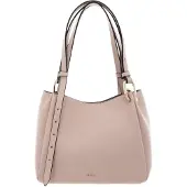 Furla Leren schoudertas Nuvola Tote Cotone G oud roze