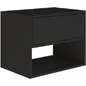 NADUVI Collection Nachtkastje Fermo | mdf zwart 50x40x36 cm nachtkastjes | NADUVI