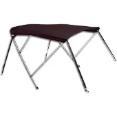 OceanSouth Biminitop DELUXE 3 boog breedte 150-170cm ZWART