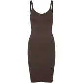 Pieces Pcballroom Slipdress Dames Bruin L/XL