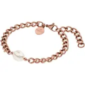 Purelei Structure Armband Rosegold Maat: OS | Armbanden Outlet | Dames | Wit