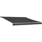 Garden Point Grijze terraszonwering 350 x 250 cm