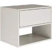 NADUVI Collection Nachtkastje Fermo | mdf wit 50x40x36 cm nachtkastjes | NADUVI