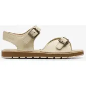 Clarks PlaysunReef K. Off White Lea Sandalen