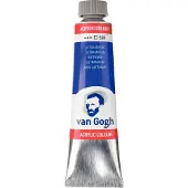 Talens Acrylverf Blauw - Acrylpaint - 504 Ultramarijn - Acrylic Verf Paint - Acrylaatverf - Blauwe Hobbyverf - Watergedragen Verf - Sneldrogende Pigmentrijke Verf - 40ml