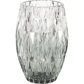 Clayre & Eef Glazen Theelichthouder 6GL2517 Ø 9*13 cm - Groen Glas